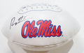 Robert Nkemdiche Signed Ole Miss Rebels Logo Football w/COA C