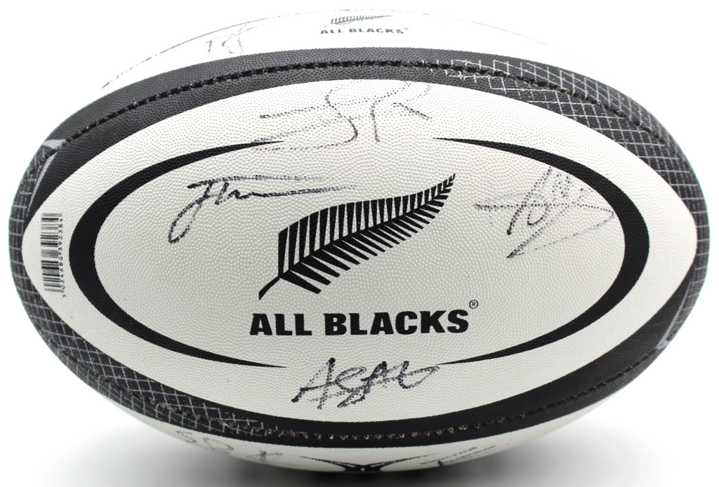 2025-26 New Zealand All Blacks Signed Gilbert Match Replica Full Size Ball W/COA