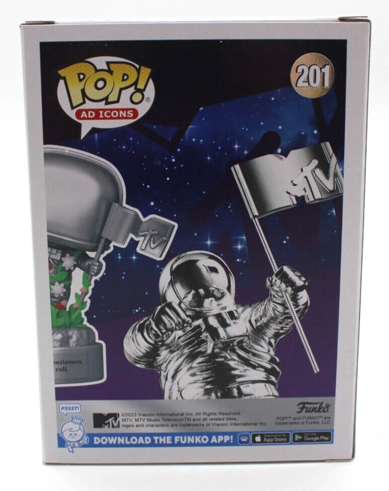 Vanilla Ice MTV Moon Person 201 Signed Funko Pop Ad Icons w/Beckett COA BP89907