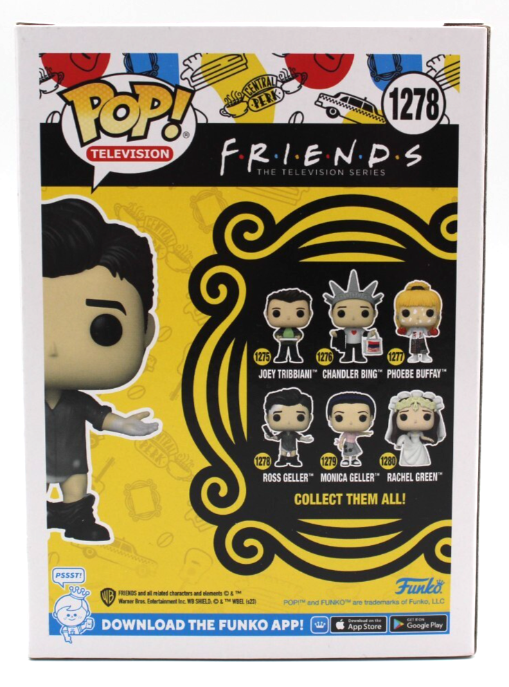 David Schwimmer Signed Friends Ross Geller 1278 Funko Pop w/JSA COA CD77408