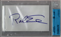 Rahm Emanuel Signed Index Card JSA Authentic Beckett Slabbed Chicago Mayor