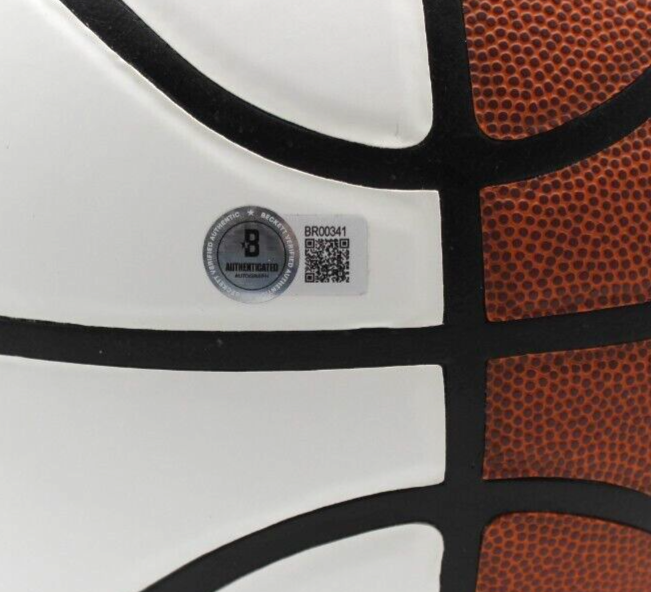 Karl-Anthony Towns New York Knicks Logo Basketball W/Beckett COA BR00341