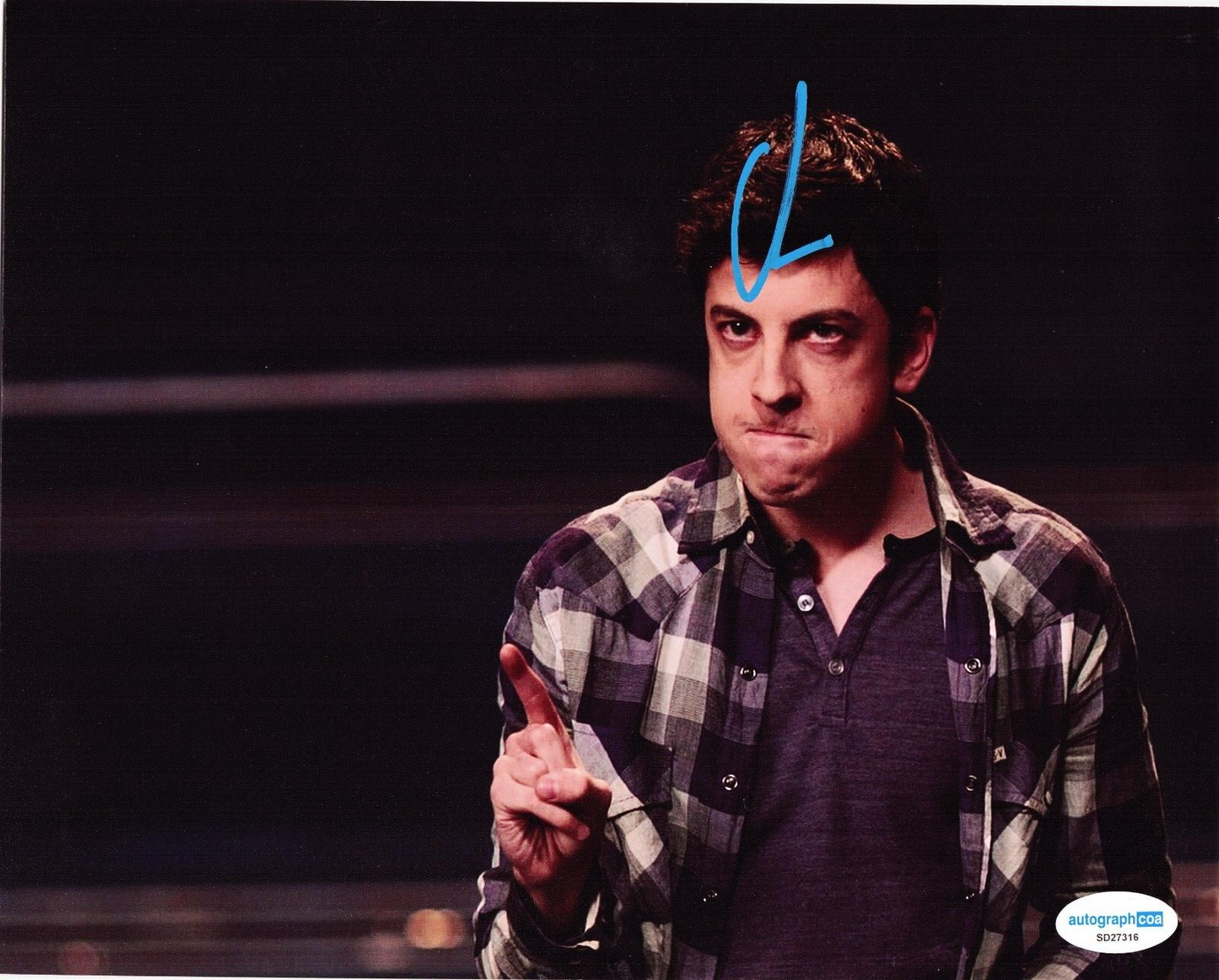 Christopher Mintz-Plasse Signed Mclovin Superbad 8x10 Photo w/ACOA SD27316