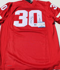 Mike Rozier Signed Nebraska Cornhuskers Adidas M Jersey w/Beckett COA BB97808