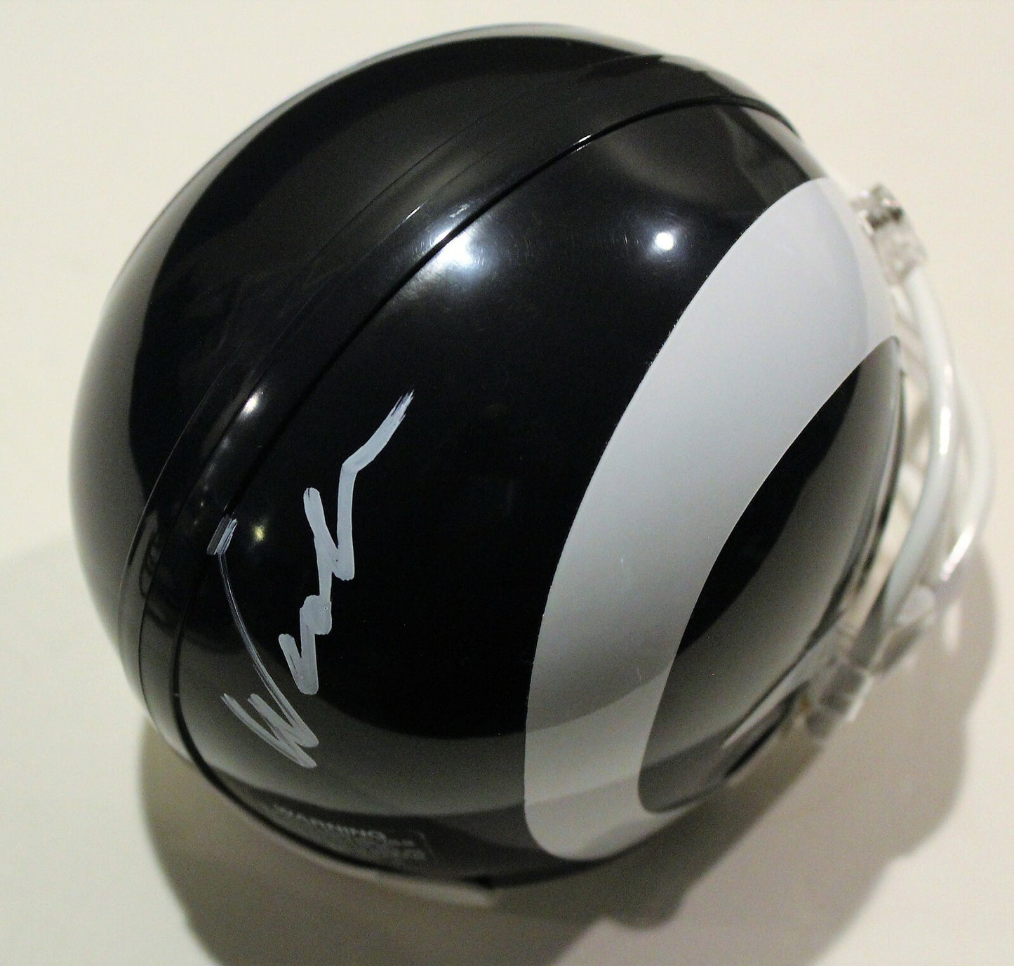 Wade Phillips Signed Los Angeles Rams Mini Football Helmet W/COA 2019 #1