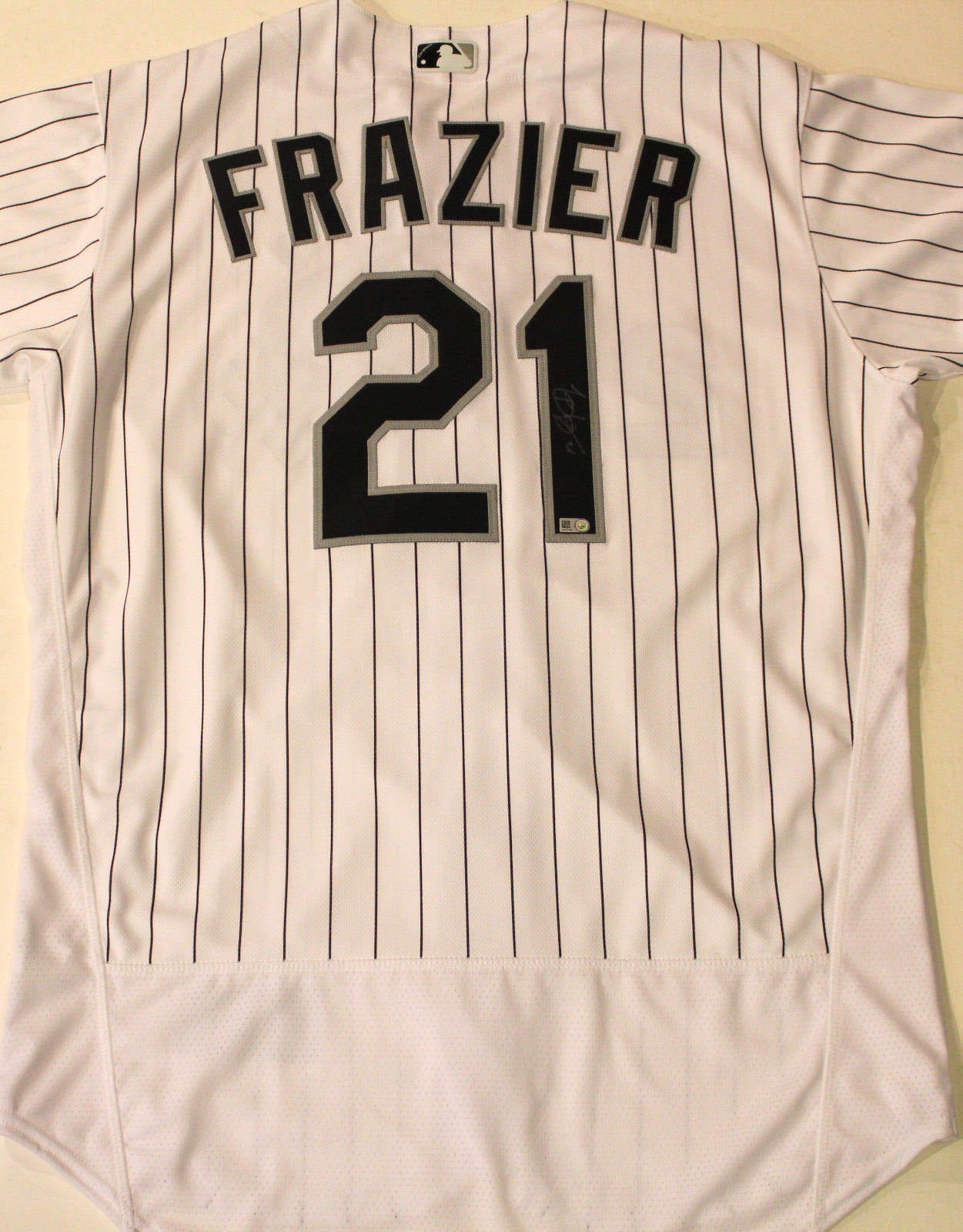Todd Frazier Signed Chicago White Sox Authentic Jersey w/COA MLB Hologram SZ 48