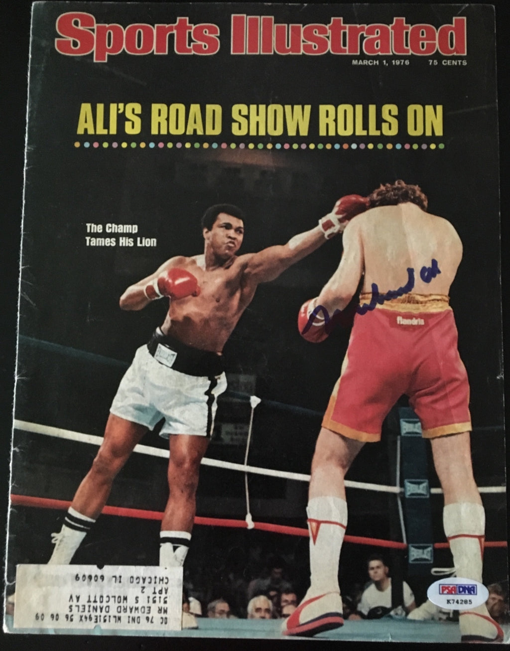 Muhammad Ali Signed Sports Illustrated Magazine Cover w/PSA DNA LOA