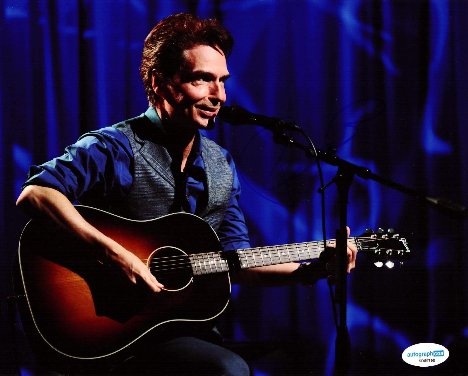 Richard Marx Rock N Roll Musician Signed 8x10 Photo w/ACOA SD59798