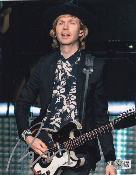 Beck Hansen Alternative Rock Signed 8x10 Photo w/Beckett COA BP59250