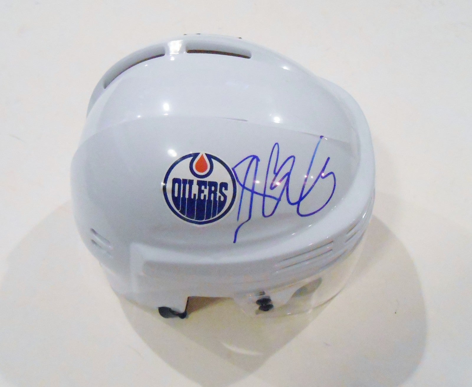 Nail Yakupov Signed Edmonton Oilers Mini Hockey Helmet w/COA