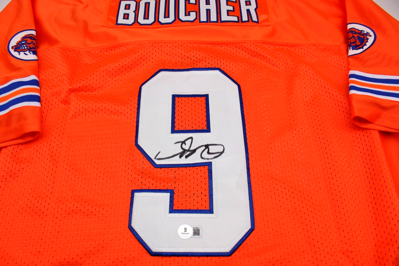 Adam Sandler Signed Waterboy Jersey Bobby Boucher W/Beckett BAS COA BV13321