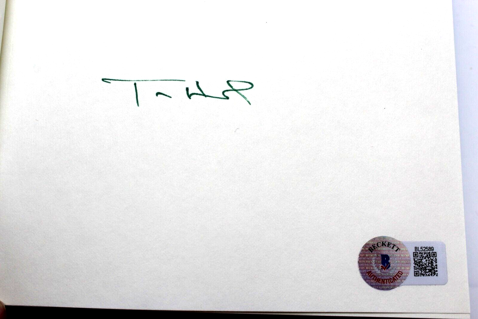 Tom Hanks Signed Making Another Motion Picture Masterpiece Book W/Beckett COA #2