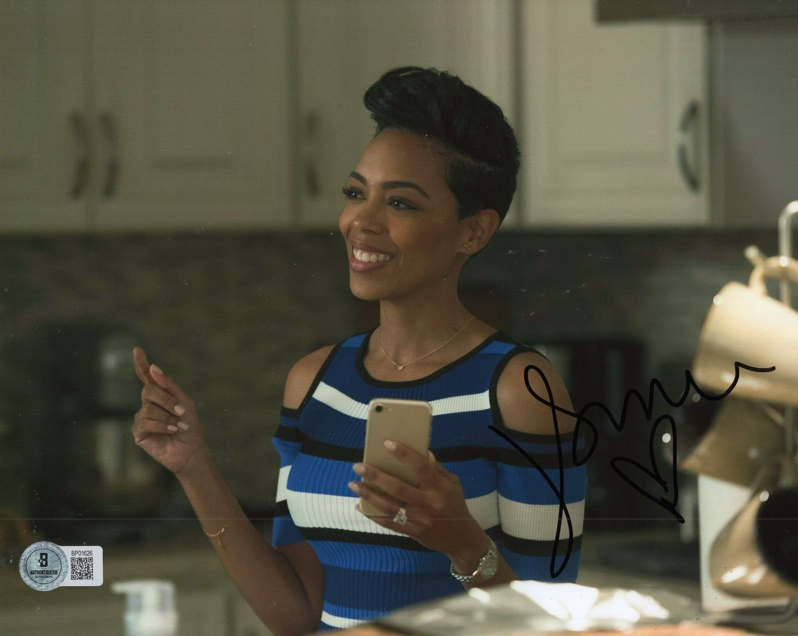 Jazmyn Simon Ballers Julie Greane Signed 8x10 Photo w/Beckett COA BP01626