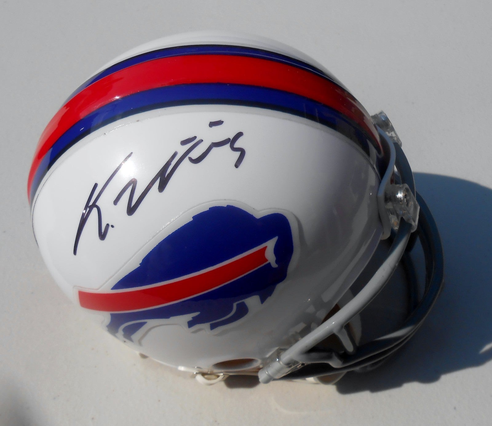 Karlos Williams Signed Buffalo Bills Football Mini Helmet w/COA