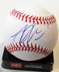 Justin Williams Signed Official Major League Baseball W/COA Tampa Bay Rays