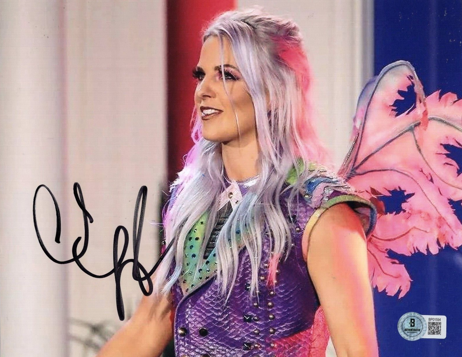 Candice LeRae Wrestling WWE NXT Signed 8x10 Photo w/Beckett COA BP01594