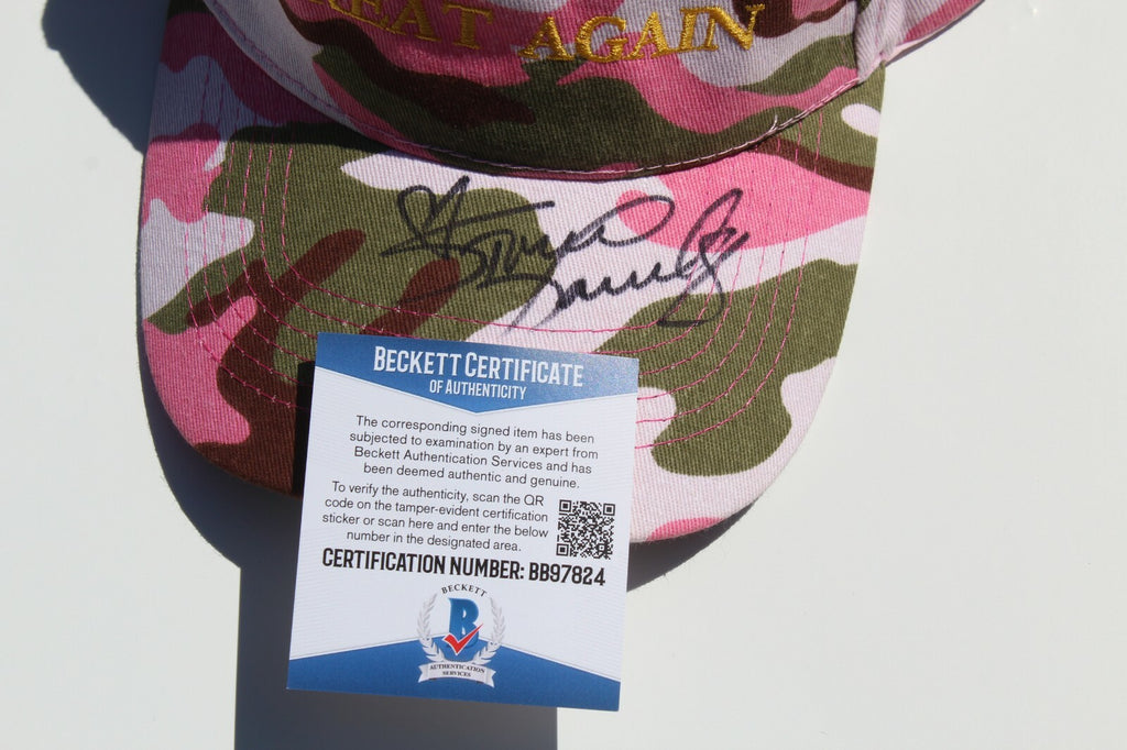 Stormy Daniels Signed MAGA Make America Great Hat w/Beckett COA BB97824