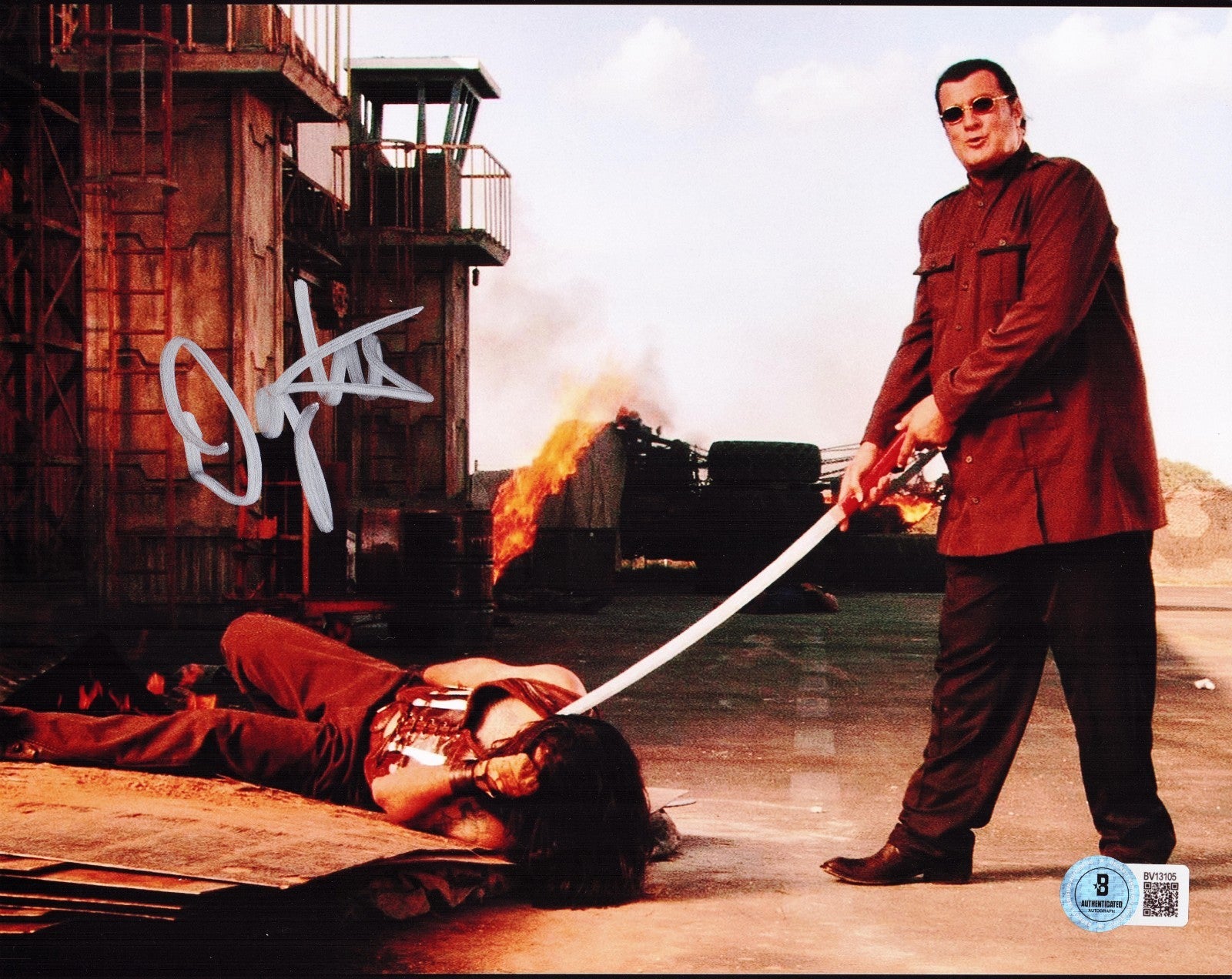 Danny Trejo Signed Machete Movie Isador Cortez 8x10 Photo w/Beckett BAS BV13105