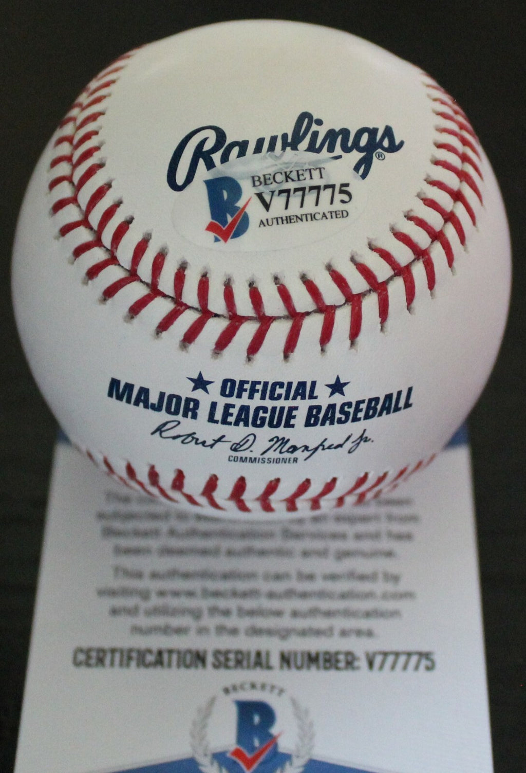 Andrew Sopko Signed Official Major League Baseball w/Beckett COA Dodgers V77775