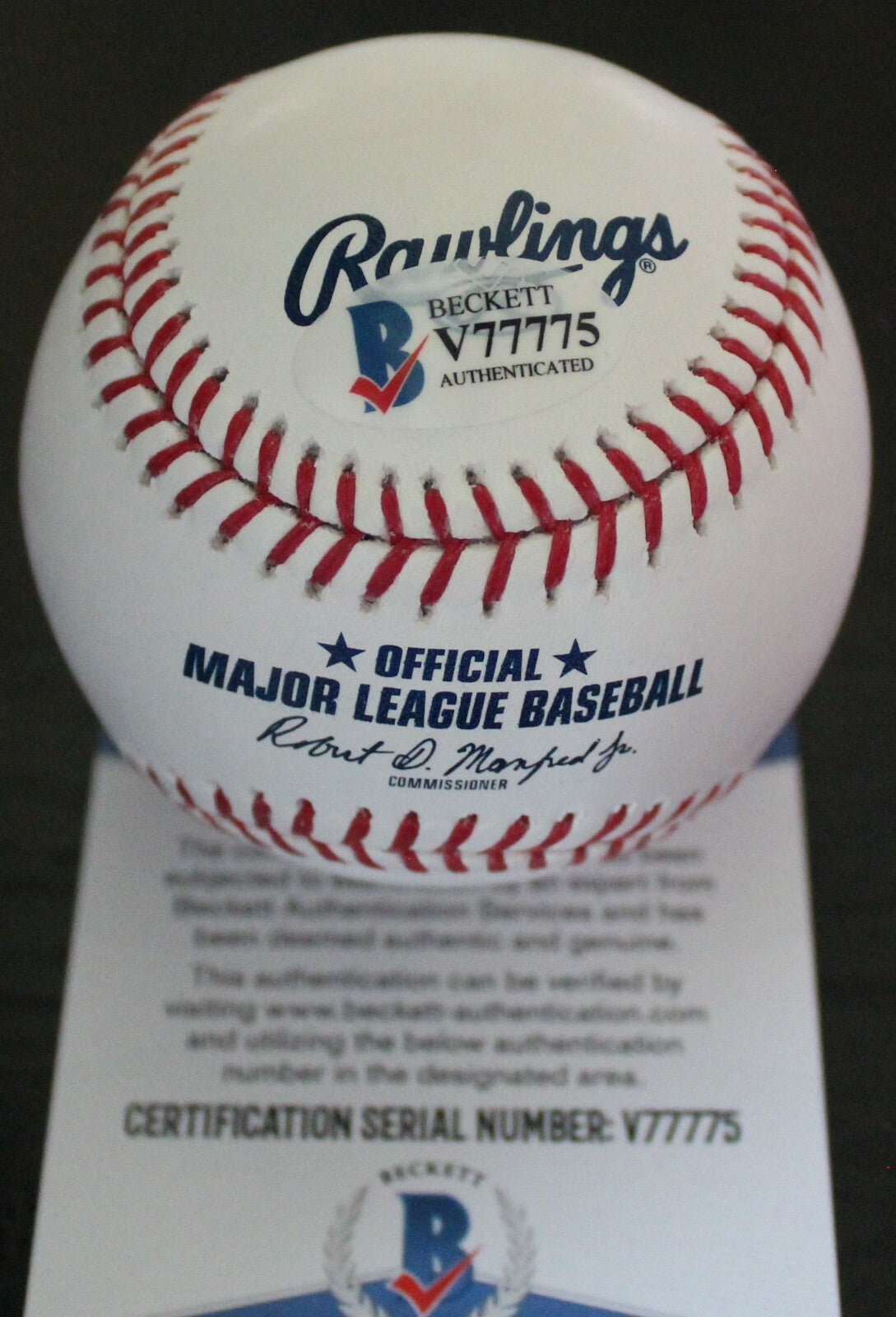 Andrew Sopko Signed Official Major League Baseball w/Beckett COA Dodgers V77775