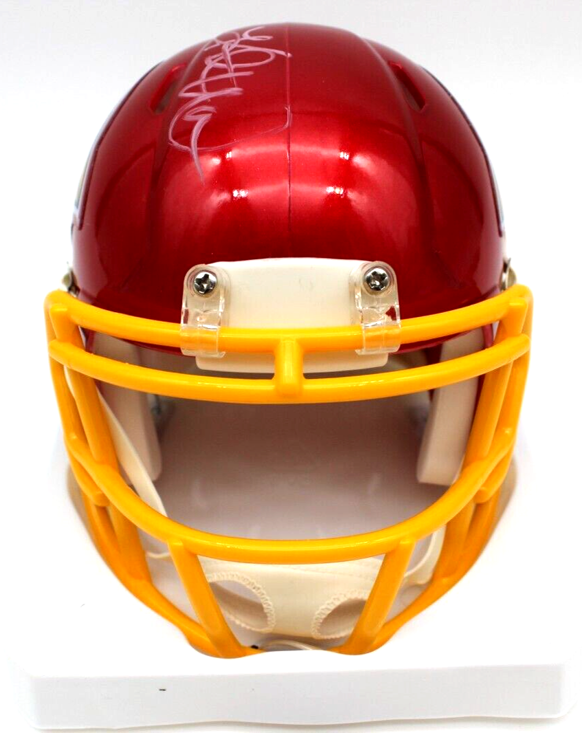 Kurt Warner Signed Cardinals Flash Mini Football Helmet w/Beckett COA BF87172