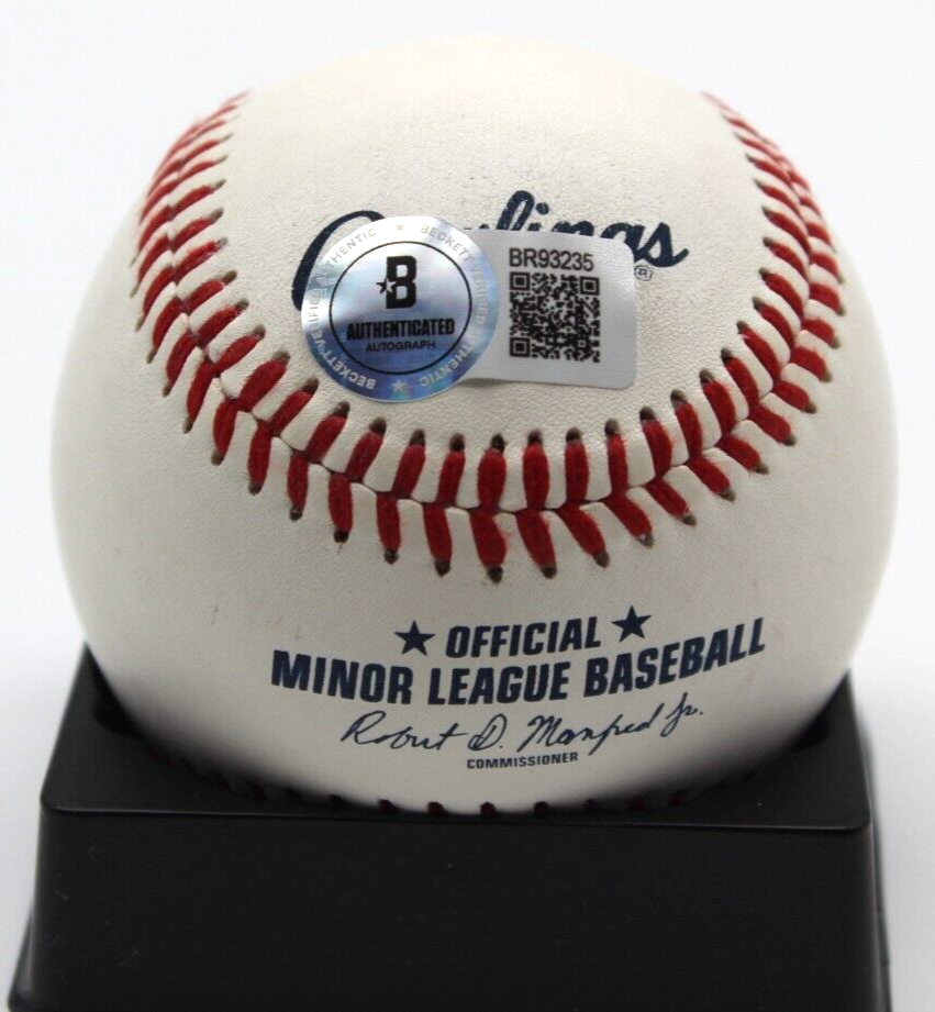 Braden Montgomery Signed White Sox Minor League Baseball w/Beckett BAS BR93235