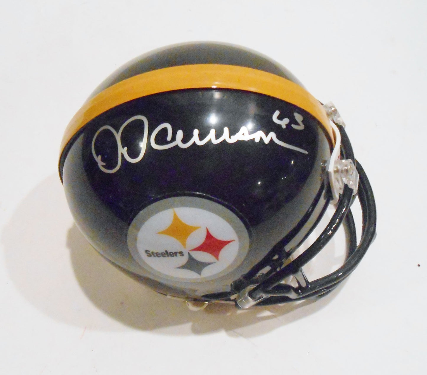 Dermontti Dawson Signed Pittsburgh Steelers Mini Helmet w/COA Hall of Fame