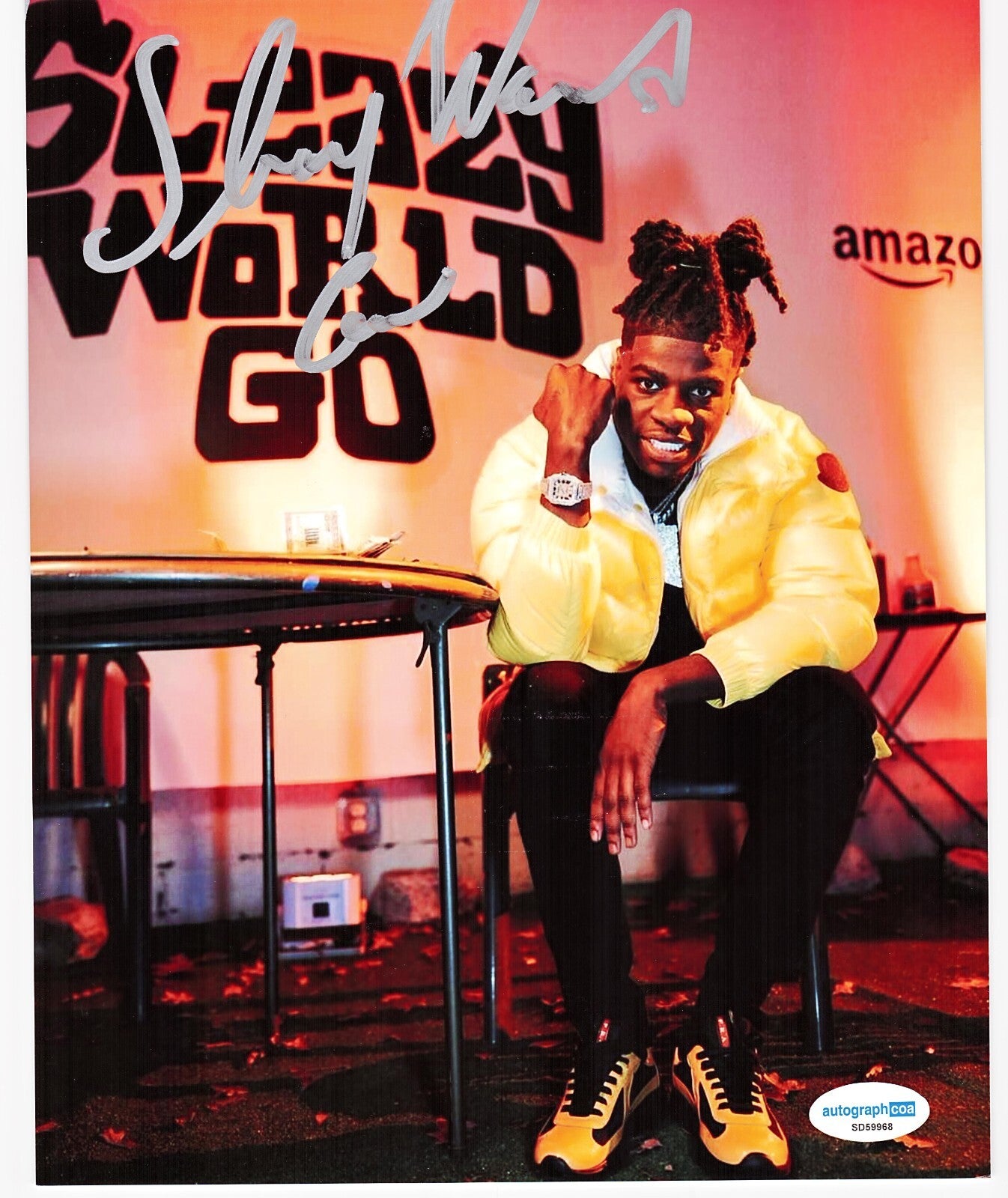 SleazyWorld Go Rap Hip Hop Signed 8x10 Photo w/ACOA SD59968