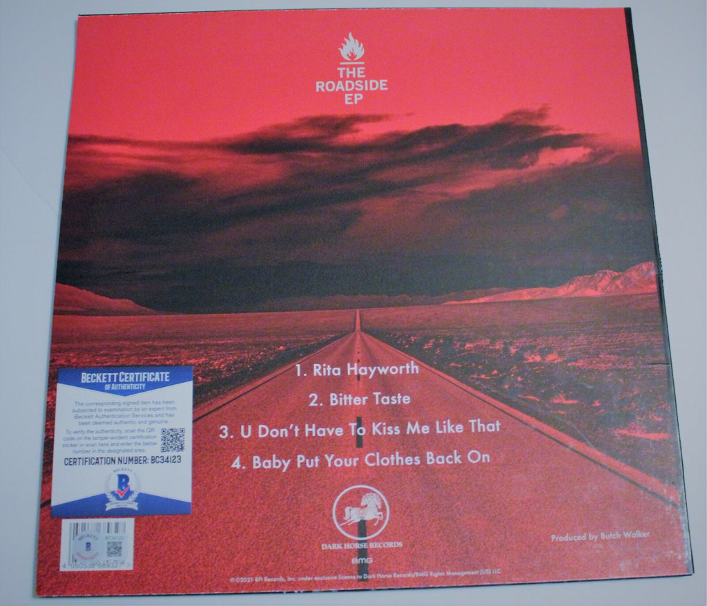 Billy Idol Signed The Roadside EP New Album W/Beckett COA BC34123