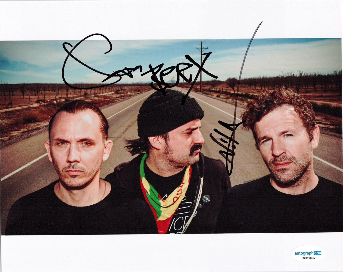 The Lawrence Arms American Punk Rock Group Signed 8x10 Photo w/ACOA SD59865