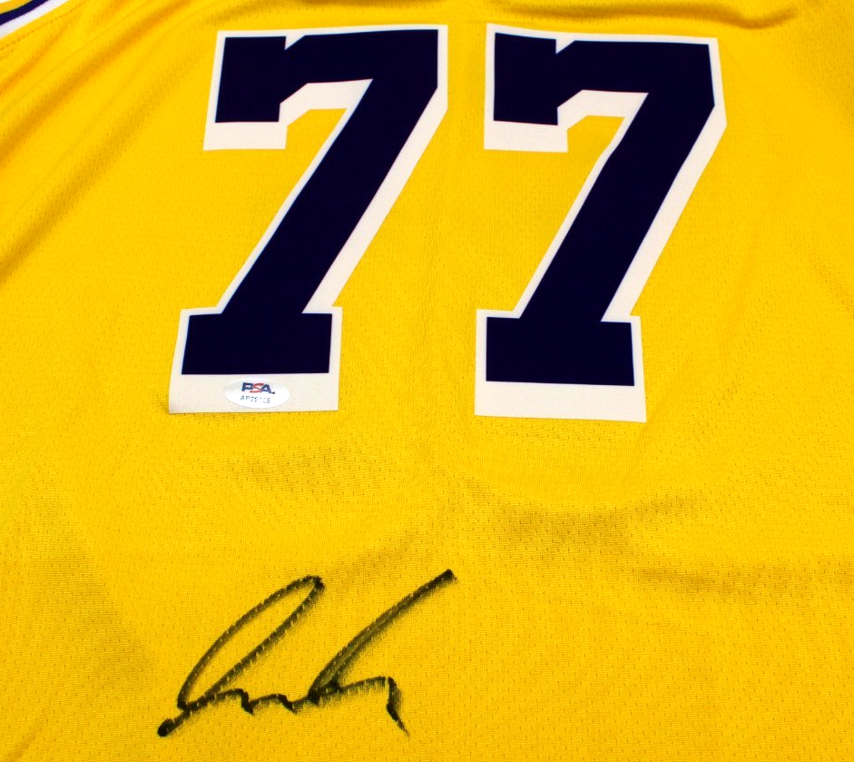 Luka Doncic Signed Los Angeles Lakers Home Jersey W/PSA DNA COA AP29109