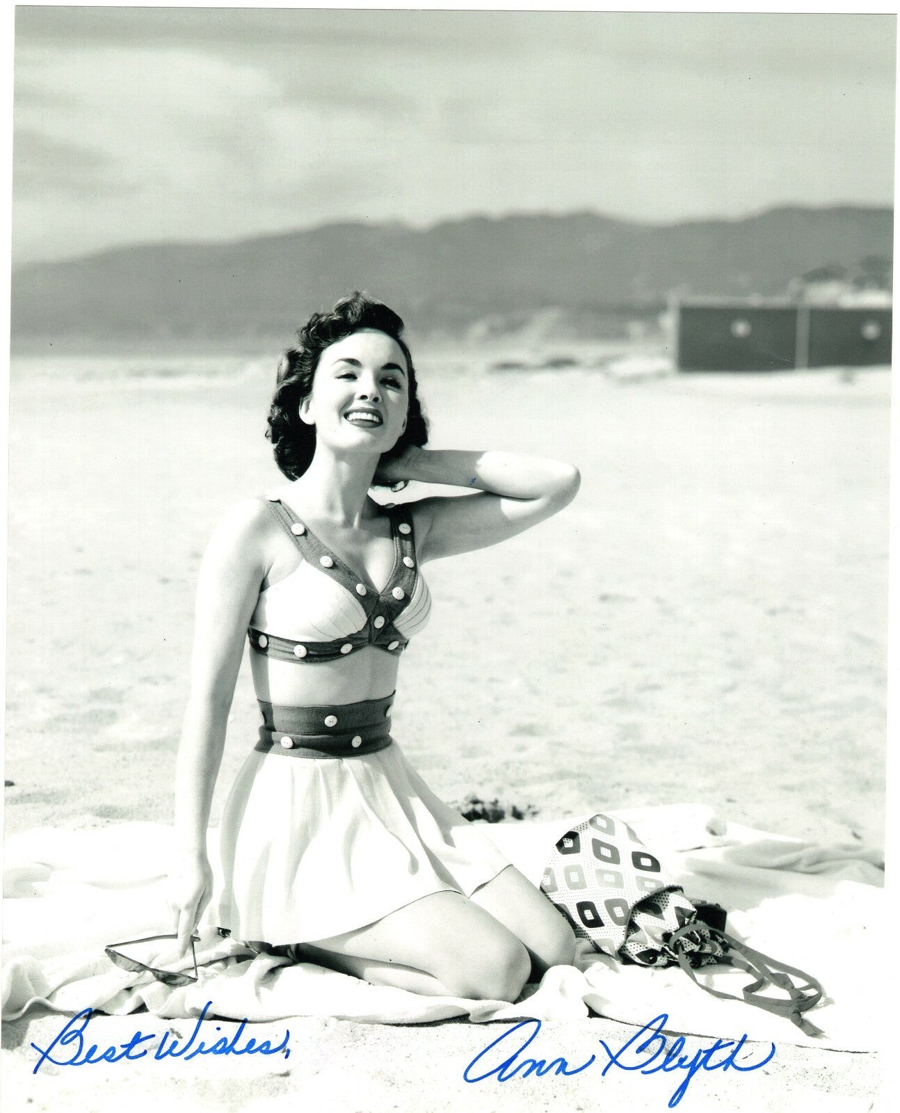 Ann Blyth Signed Mildred Place Movie 8x10 Photo w/Beckett COA Y03919