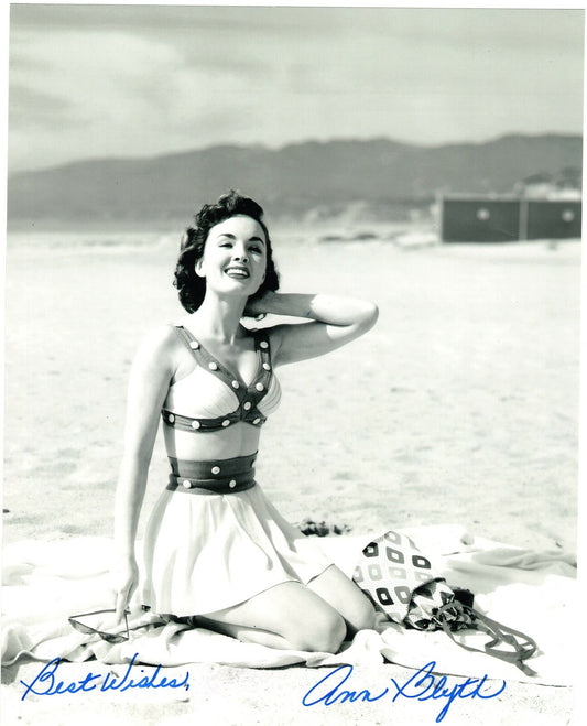 Ann Blyth Signed Mildred Place Movie 8x10 Photo w/Beckett COA Y03919