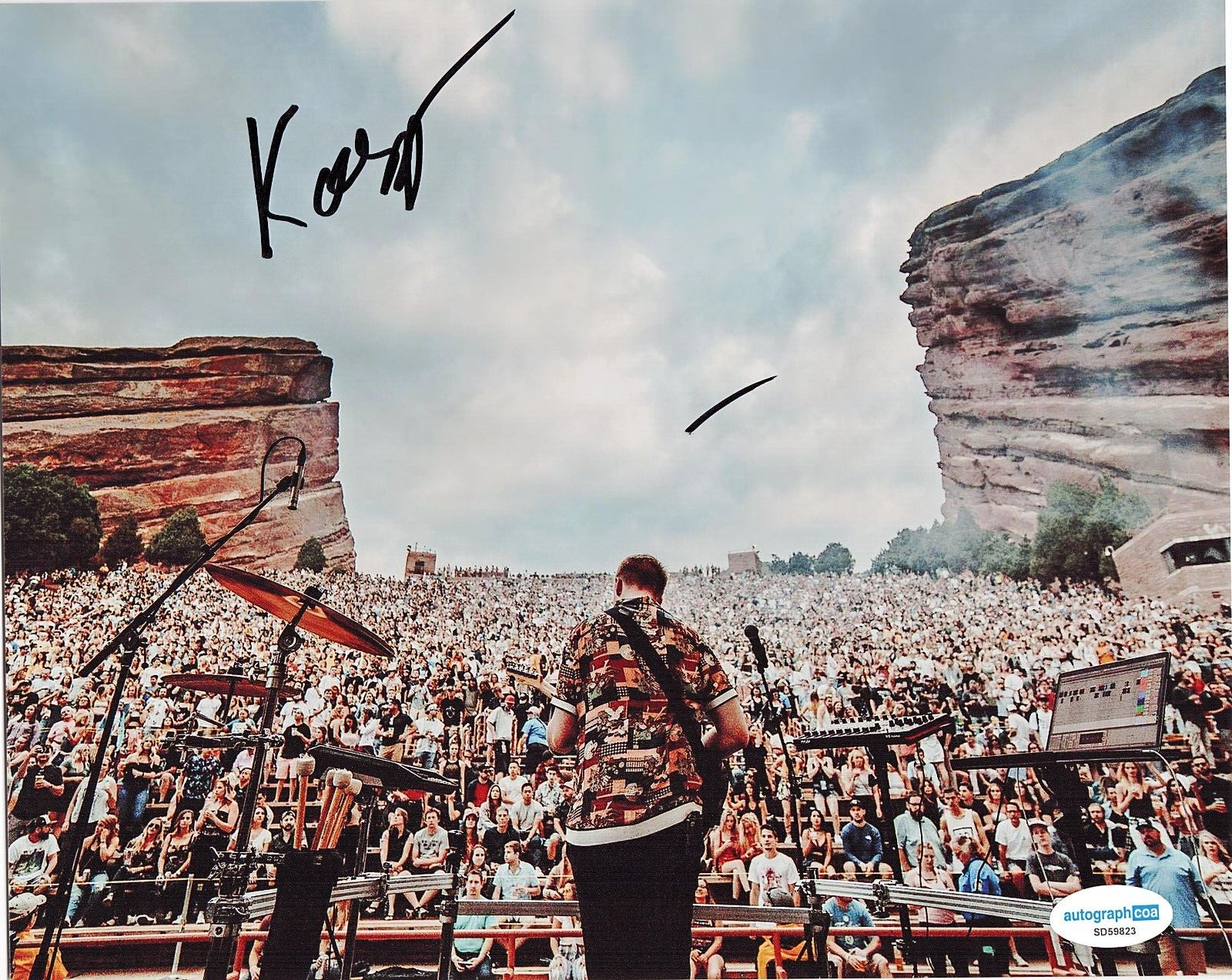 Kasbo Electronic Record Producer EDM Signed 8x10 Photo w/ACOA SD59823