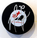Matt Murray Signed Team Canada Hockey Puck w/COA Pittsburgh Penguins