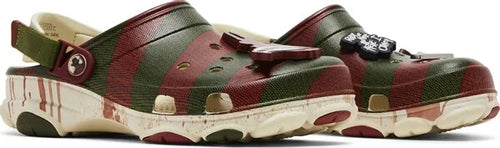 A Nightmare on Elm Street Freddy Krueger Crocs All Terrain Clog Size 13 New