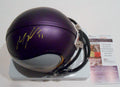 Mike Williams Signed Minnesota Vikings Mini Football Helmet w/JSA COA 
