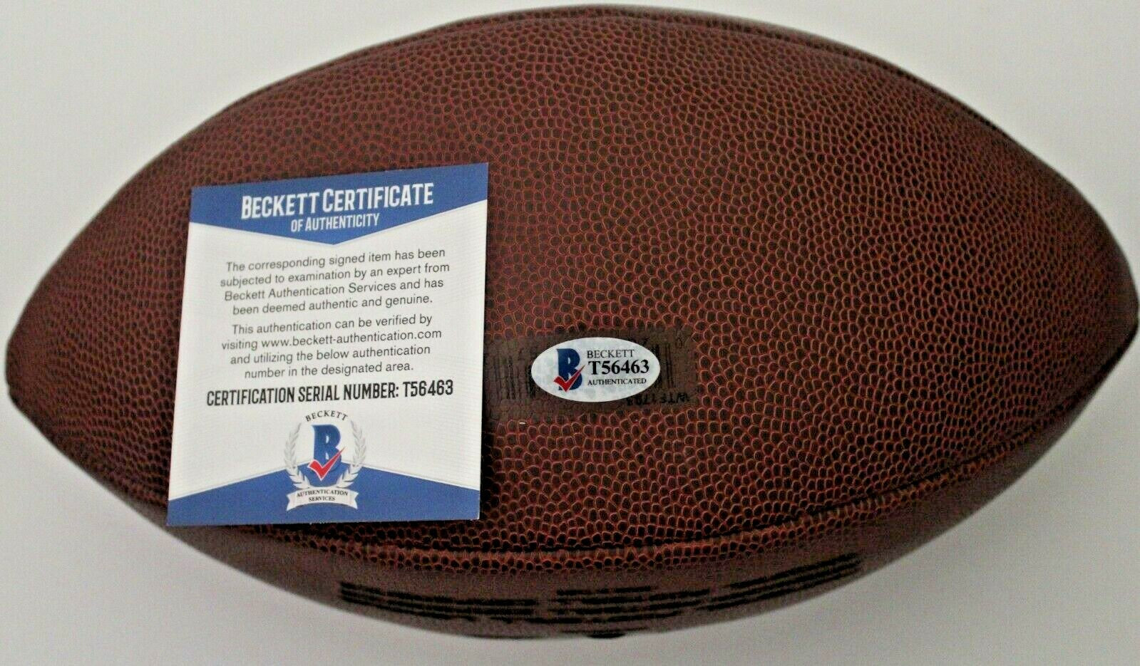 Kurt Warner Signed NFL Replica Football W/Beckett COA T56463 St. Louis Rams