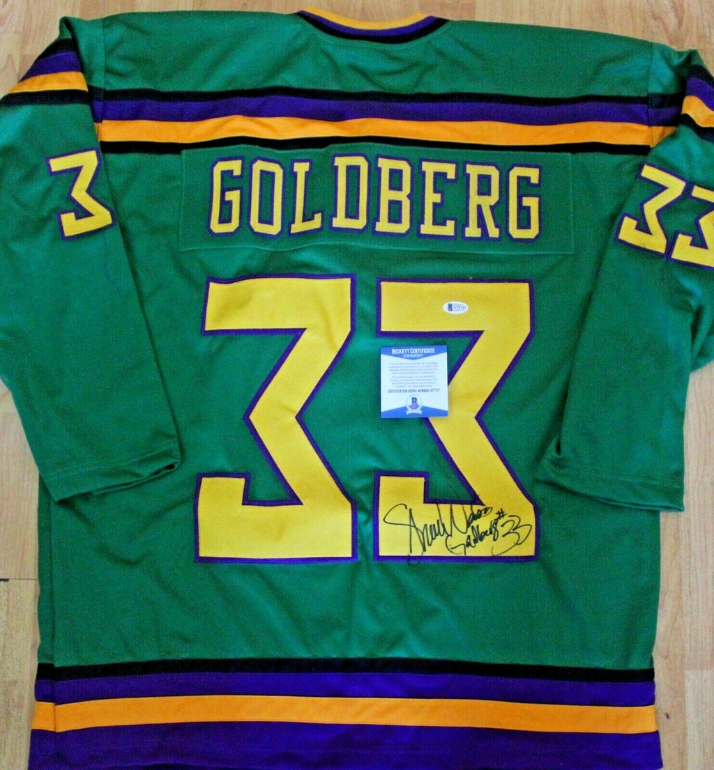 Shaun Weiss Signed Mighty Ducks Movie Custom XL Jersey w/Beckett COA V77717