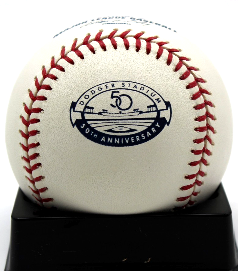 Don Mattingly Signed Dodgers 50th Anniversary Baseball w/Beckett COA BAS BR93148