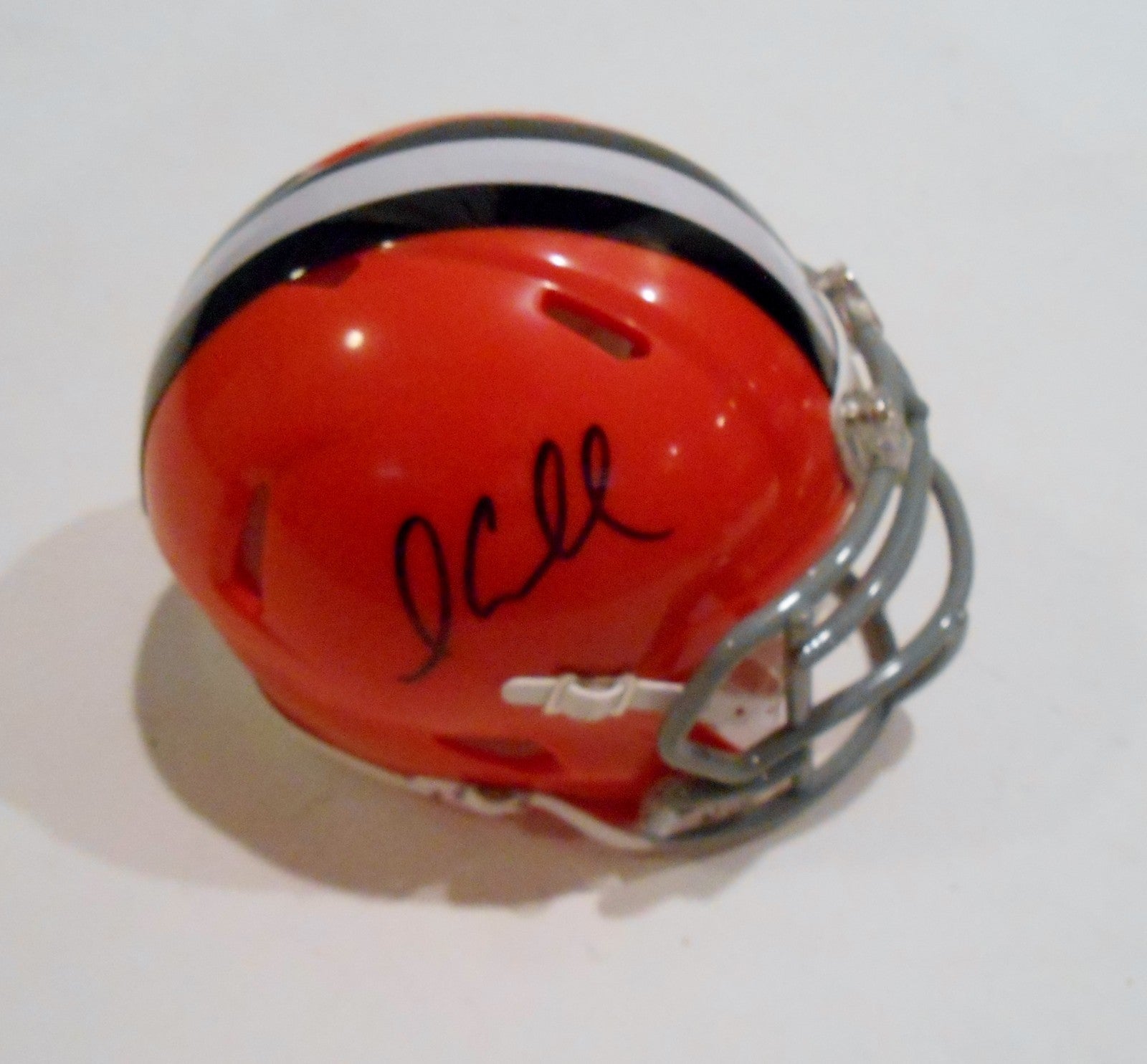 Isaiah Crowell Signed Cleveland Browns Mini Helmet w/COA