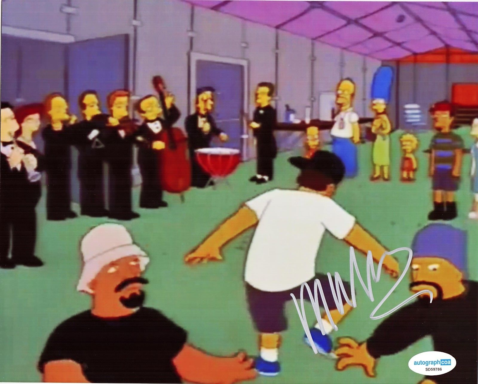 DJ Muggs Cypres Hill The Simpsons Rap Hip Hop Signed 8x10 Photo w/ACOA SD59786