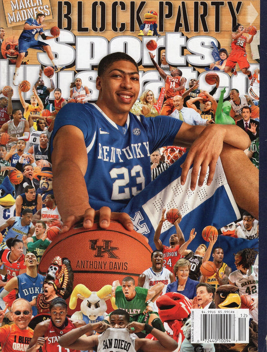 Anthony Davis Kentucky No Label Sports Illustrated Newsstand No Label 3/19/2012