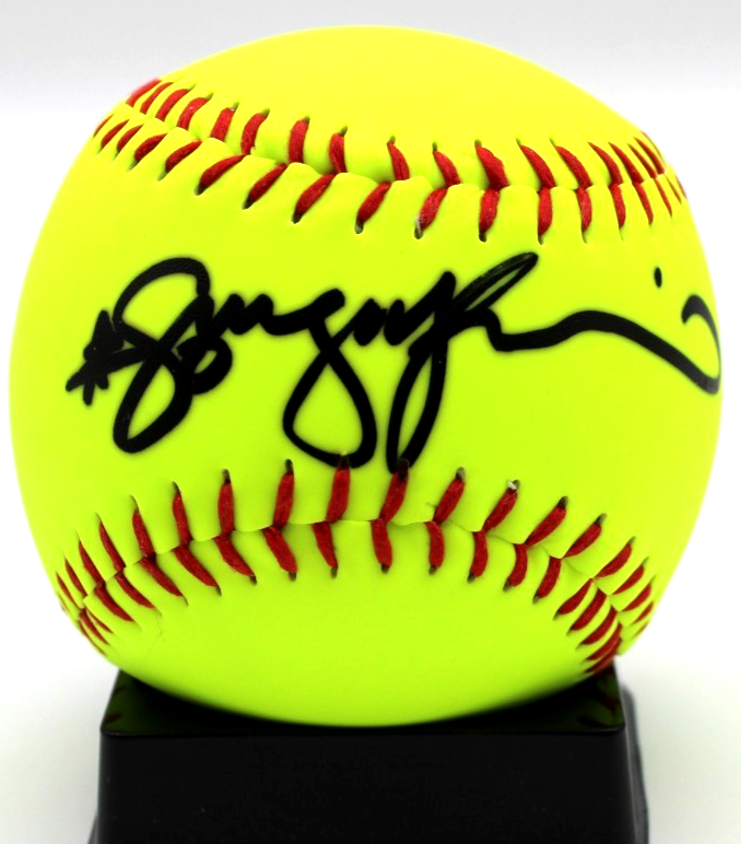 Megan Faraimo Signed UCLA USA Talons Softball w/Beckett BAS COA BV13366