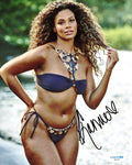 Kamie Crawford Signed 8x10 Photo Sports Illustrated Model w/ACOA SD27074
