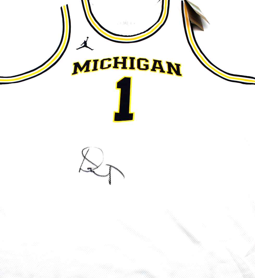 Dusty May Michigan Wolverines Signed Basketball Jersey w/Beckett COA BW54154