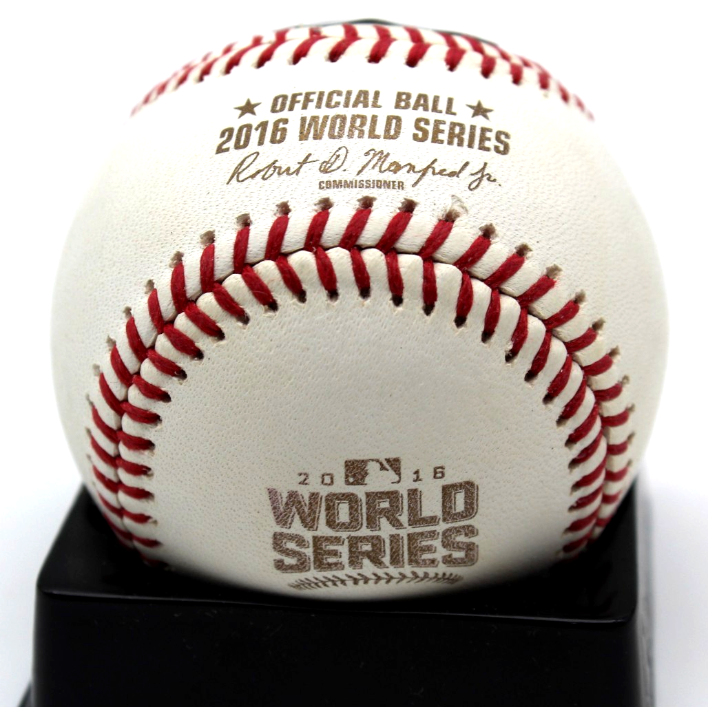 Jason Hammel Signed 2016 Chicago Cubs World Series Ball w/BAS COA BY085911