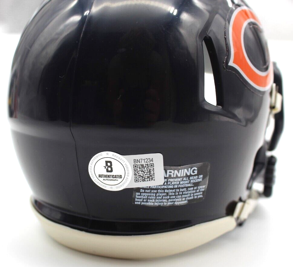 Keenan Allen Signed Chicago Bears Mini Football Helmet w/Beckett COA BN71234