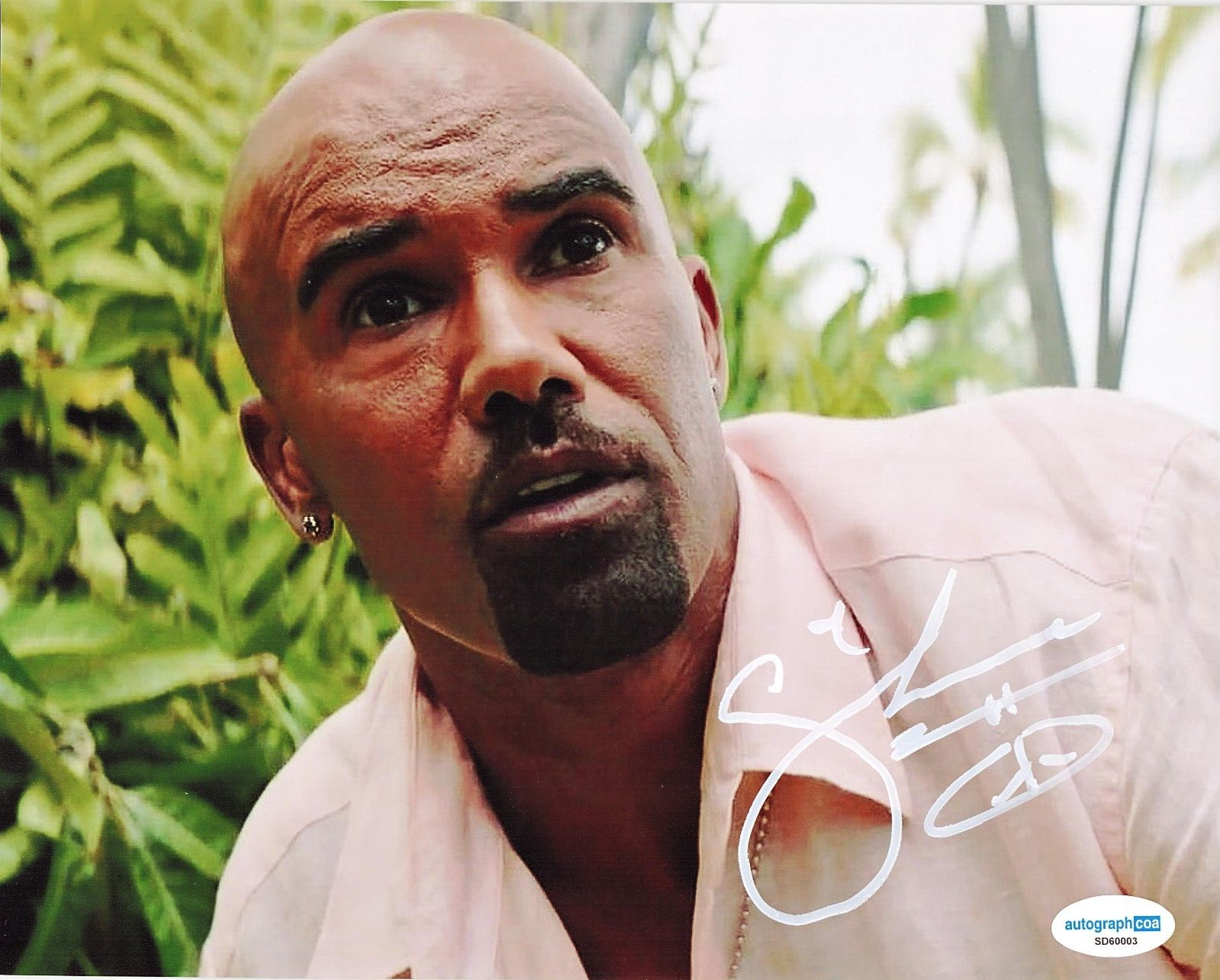 Shemar Moore S.W.A.T. Daniel Hondo Harrelson Signed 8x10 Photo w/ACOA SD60003