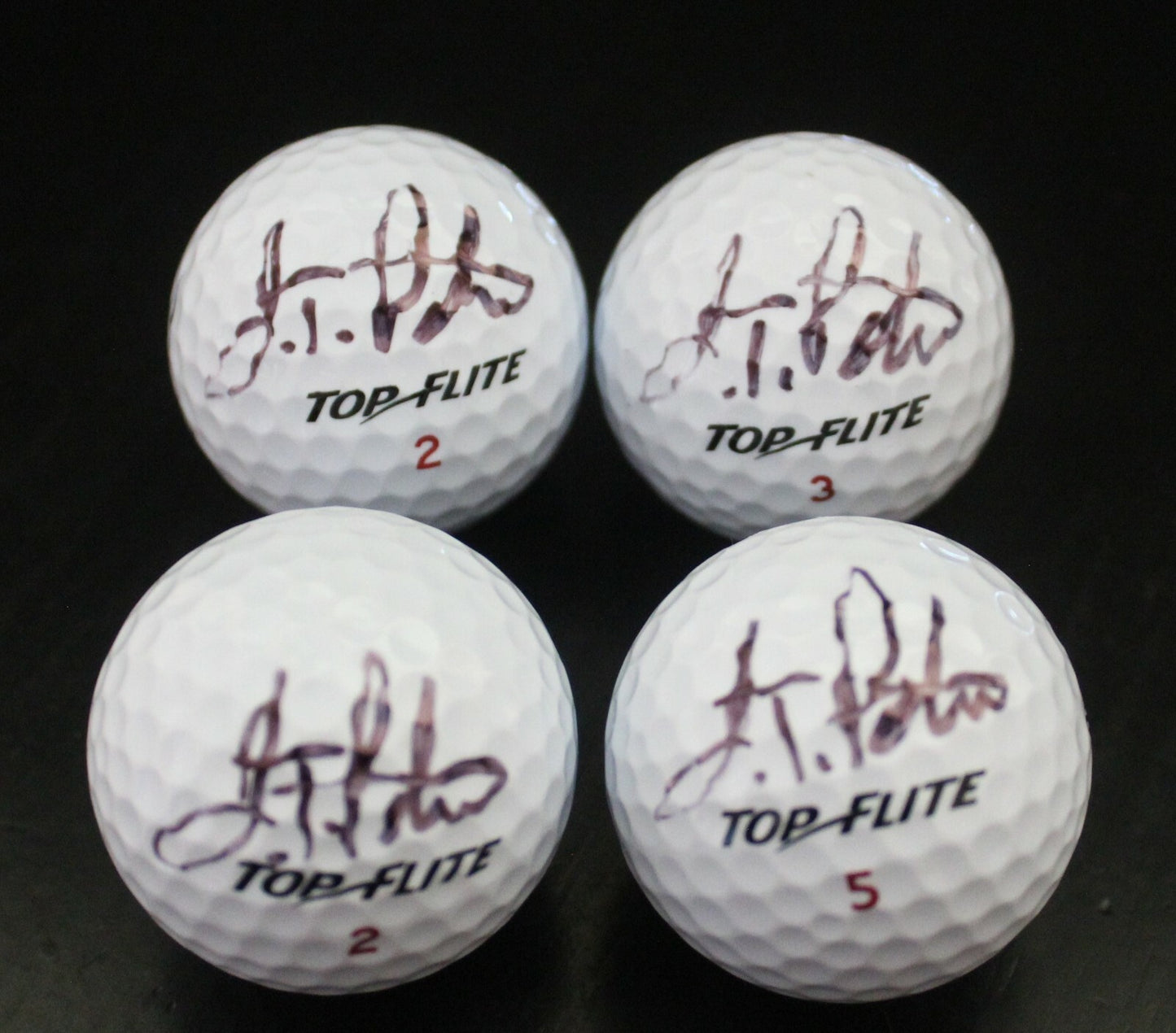 J.T. Poston Signed Brand New Top Flite Golf Ball w/COA PGA Tour Masters